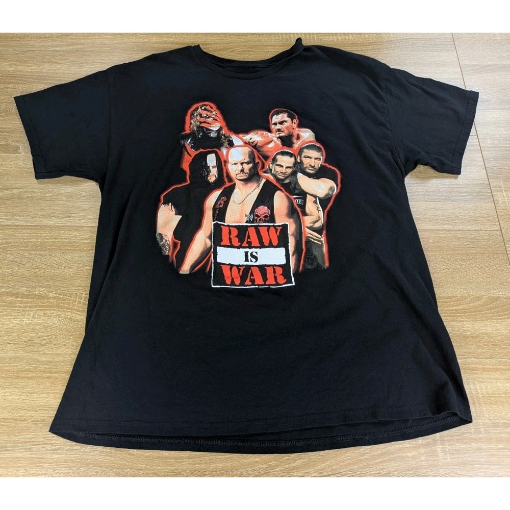 WWE Legends Raw Is War Monday Night Raw Wrestling T-Shirt XL Mens